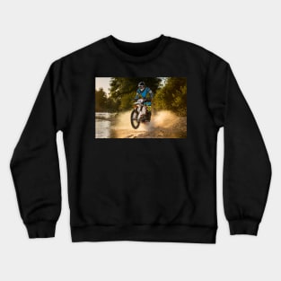 Enduro bike rider Crewneck Sweatshirt